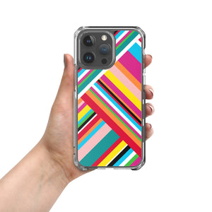 Rainbow Stripe Clear Case for iPhone®