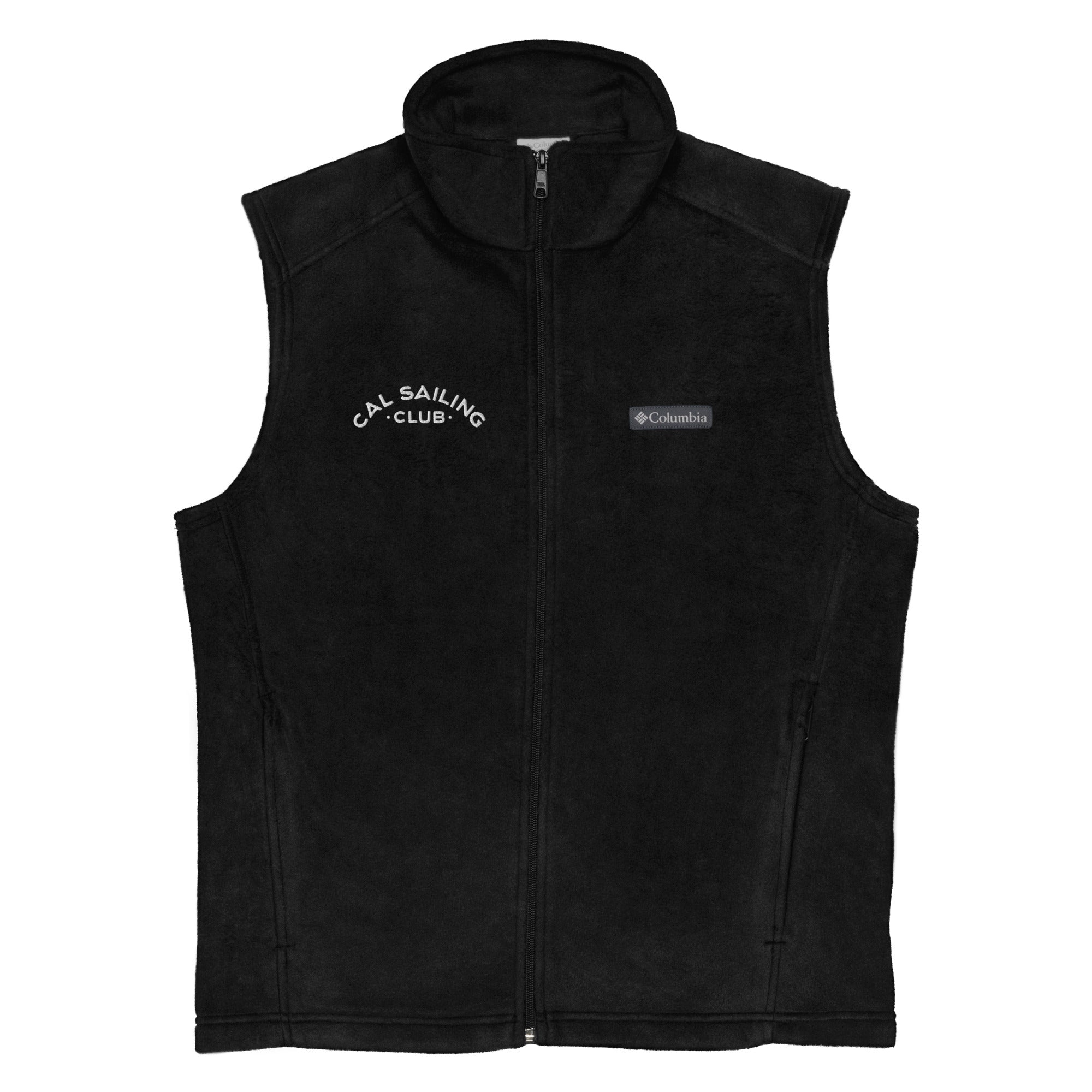 CSC Men’s Embroidered Columbia fleece vest