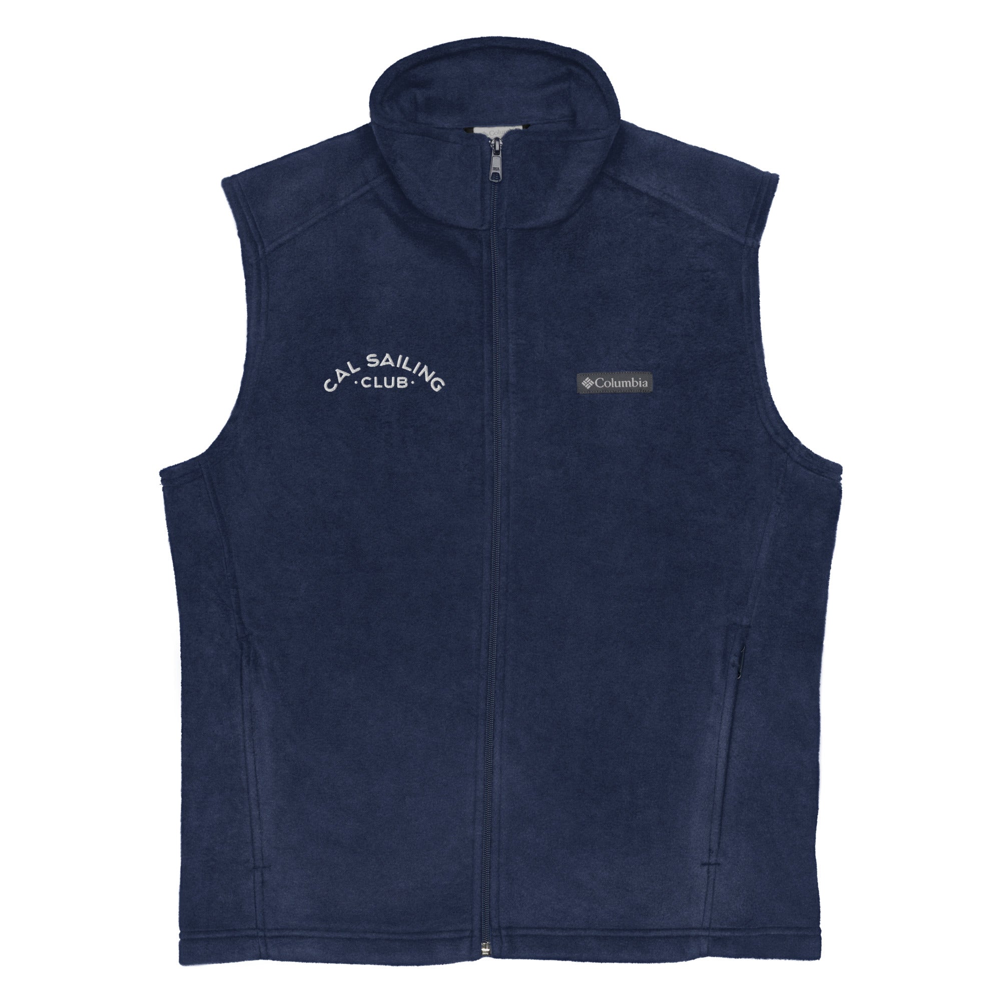 CSC Men’s Embroidered Columbia fleece vest