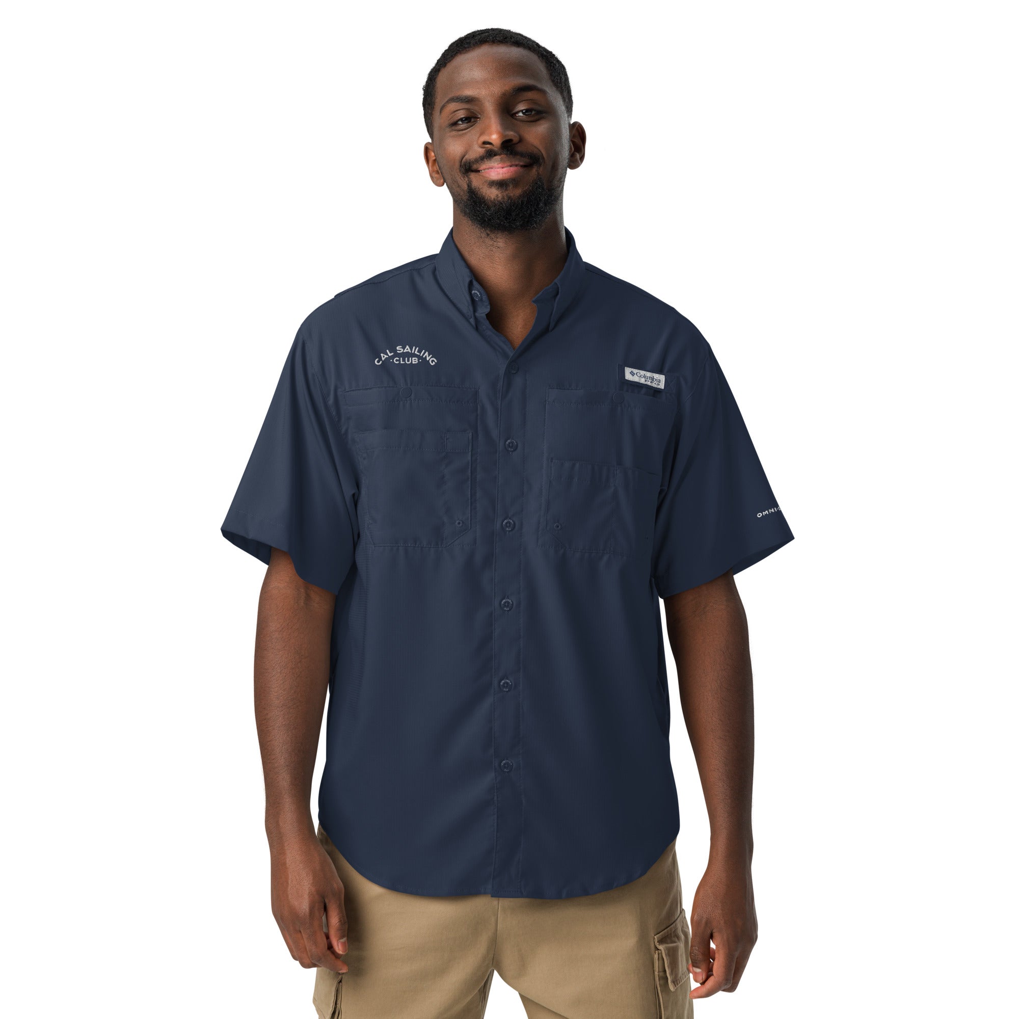 CSC Men’s Columbia Short Sleeve Button Shirt