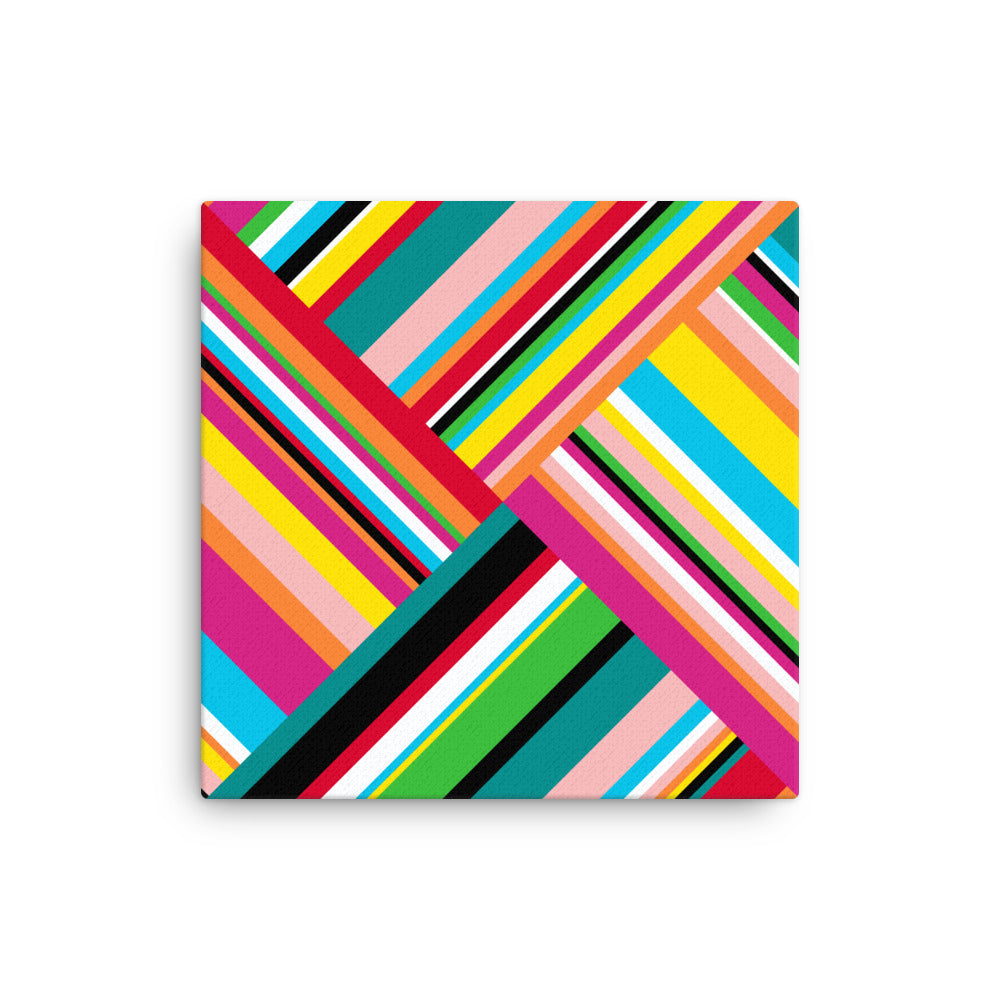 Rainbow Slim Canvas Print Wall Art