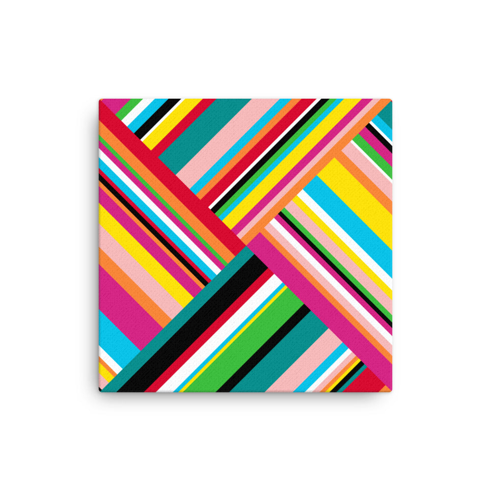 Rainbow Slim Canvas Print Wall Art