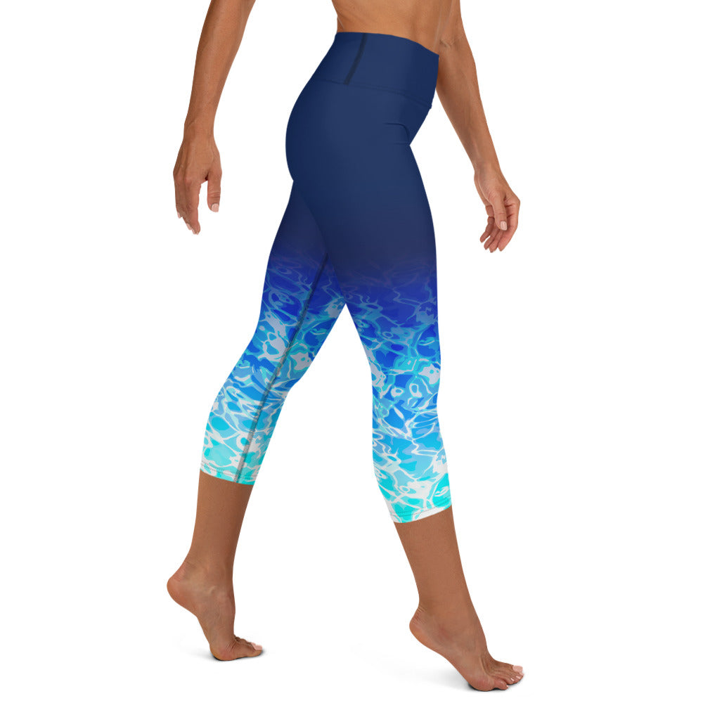 Charcoal Yoga Capri Leggings — Ocean Vayu Yoga