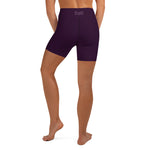 Deep Purple Yoga Shorts