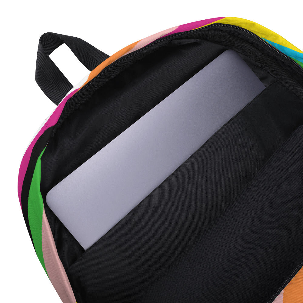Rainbow Stripe Backpack