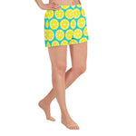 Lemon Slice Athletic Short Shorts