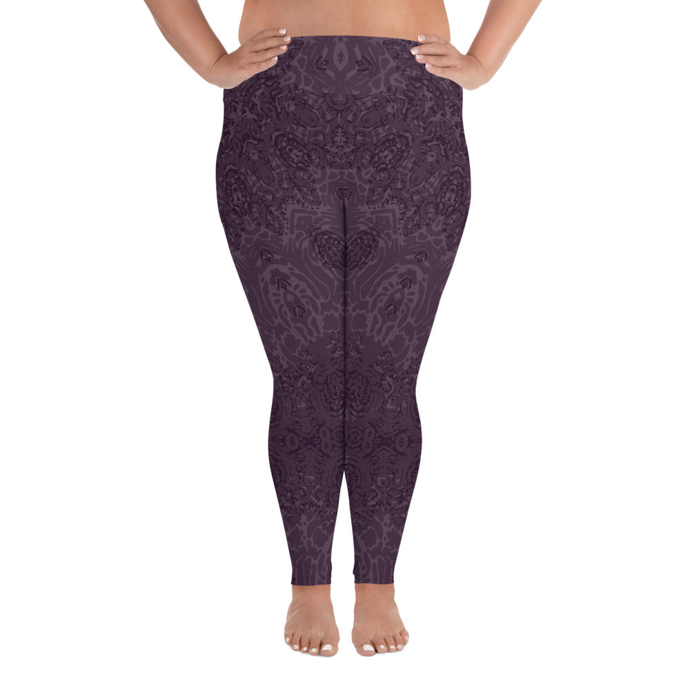 violet plus size leggings