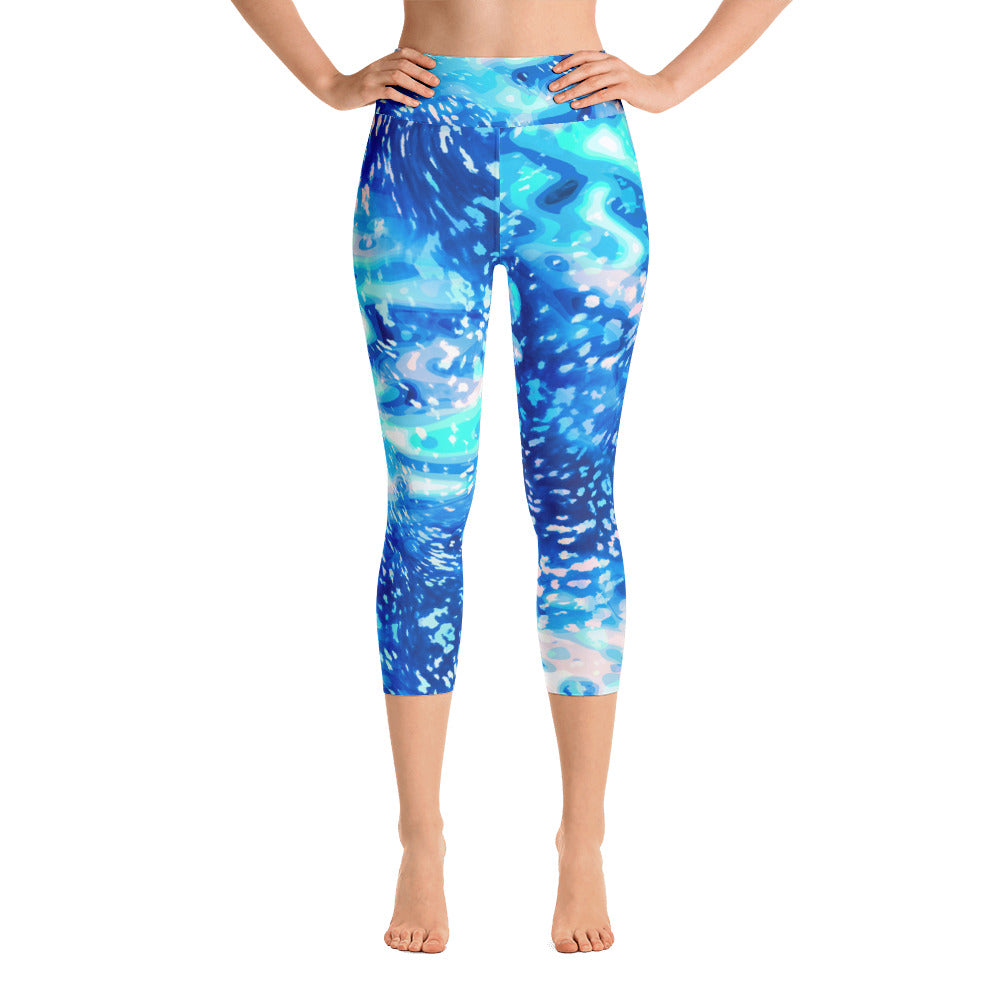 Abstract Multi-Colored Leggings – Cali Yoga