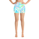 Tropical Ocean Yoga Shorts